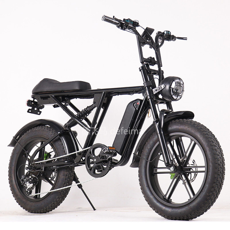 电动自行车肥胎变速越野助力碟刹长续航七速EBike20寸成人