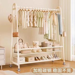 易衣柜家地挂衣XZR架宿舍简衣帽架子卧落室衣服用收纳柜子阳台晒