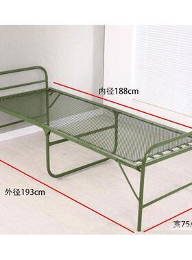 丝床出口加加厚ZFO款双钢丝密单人叠床弹簧床钢午休床软床折垫陪