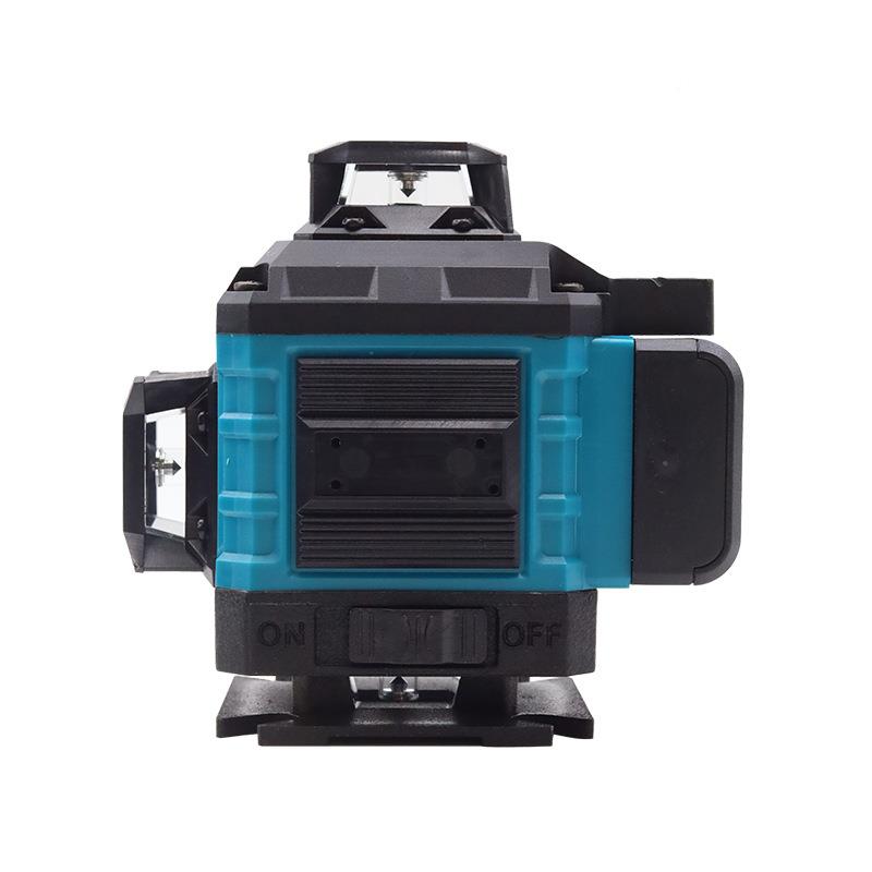 户外KDE绿光高水平仪16线强光细平线贴地仪带数显4D自动调贴墙精