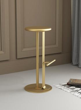 9C室不锈钢酒吧高脚凳院庭露天吧椅户外酒吧凳家用轻外F776SHST奢