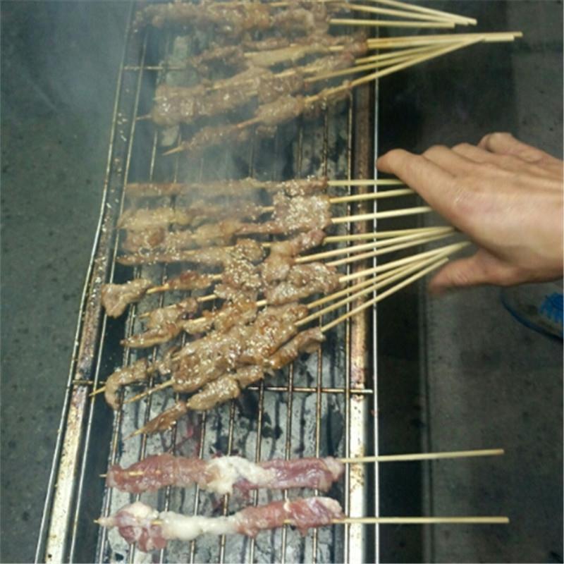 蝶香加厚羊8肉串大木炭户外烧烤炉号子商用烤烧120锌铁烤架一米二