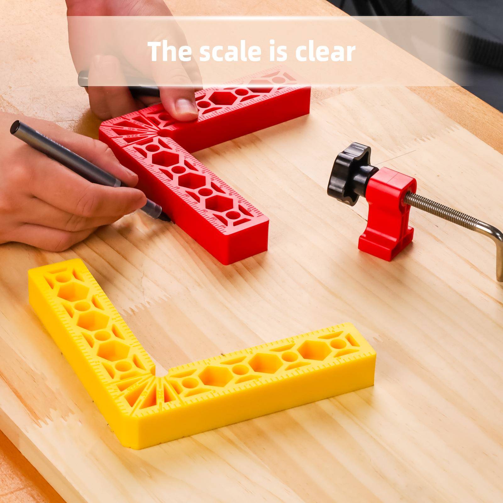 板直角固定夹90度定位块工直角工具木工拼版木YWO具辅直角木夹直