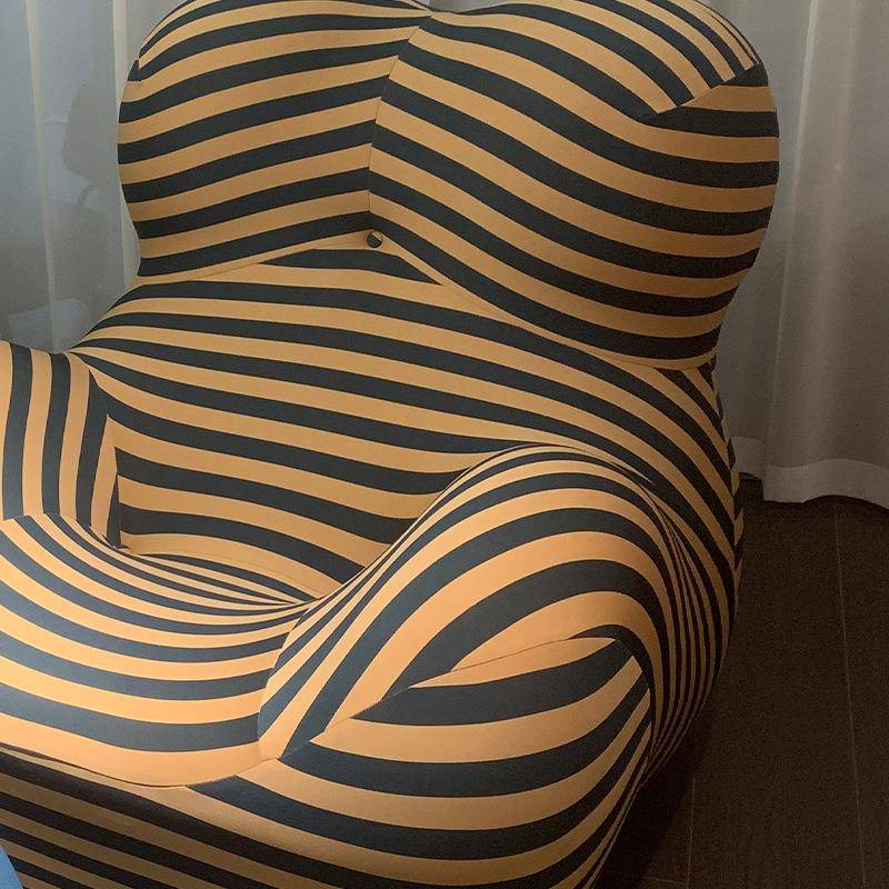 妈妈的怀抱沙发椅设IMB计师网懒人躺椅客厅球绣阳单人红沙台发休