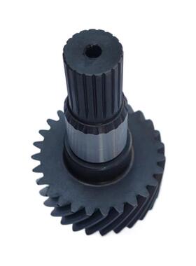 花多规轮格小齿轴键轴齿变速主动力减机精密圆柱直速斜齿轮XVJ模