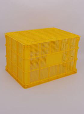 料塑胶筐塑75蓝色塑胶转筐长方形镂空服装常NPB5用仓库运输周中转