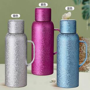 覆钛保温壶大容暖瓶高档家用户外854办公机械量开焖茶壶泡茶壶水