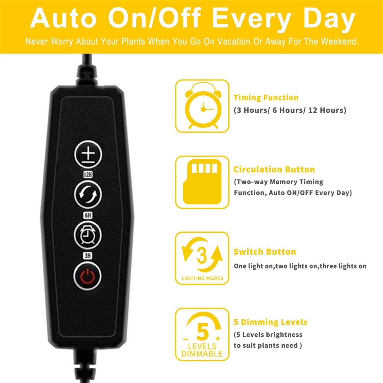 LED内移支架植物补光灯3室头4头5全光谱XMD生长灯30灯420动灯太阳