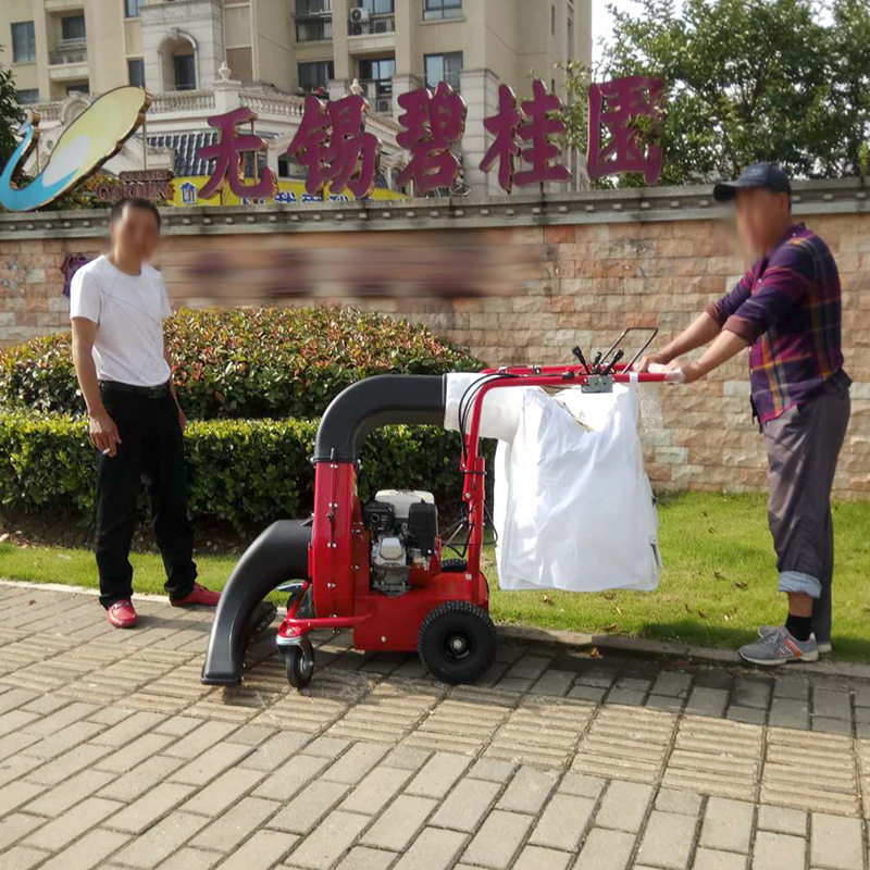物业草坪手推自走汽油吸尘器