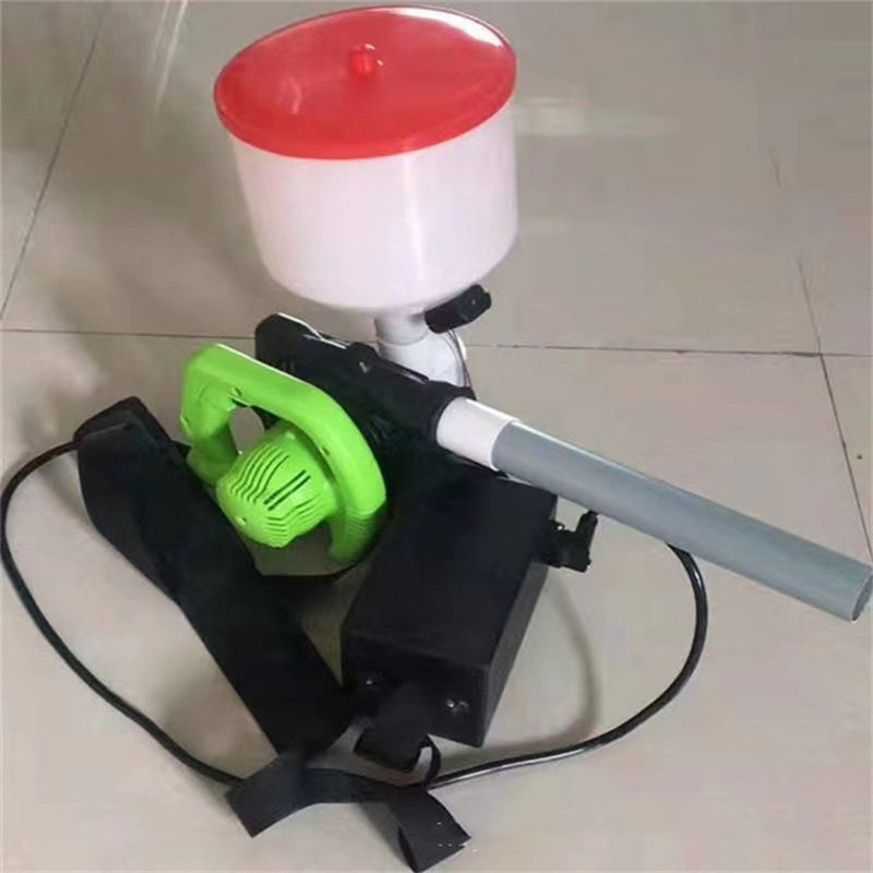 家用石灰干粉消毒喷洒机手持小型电动喷粉机果蔬病菌消杀喷粉器