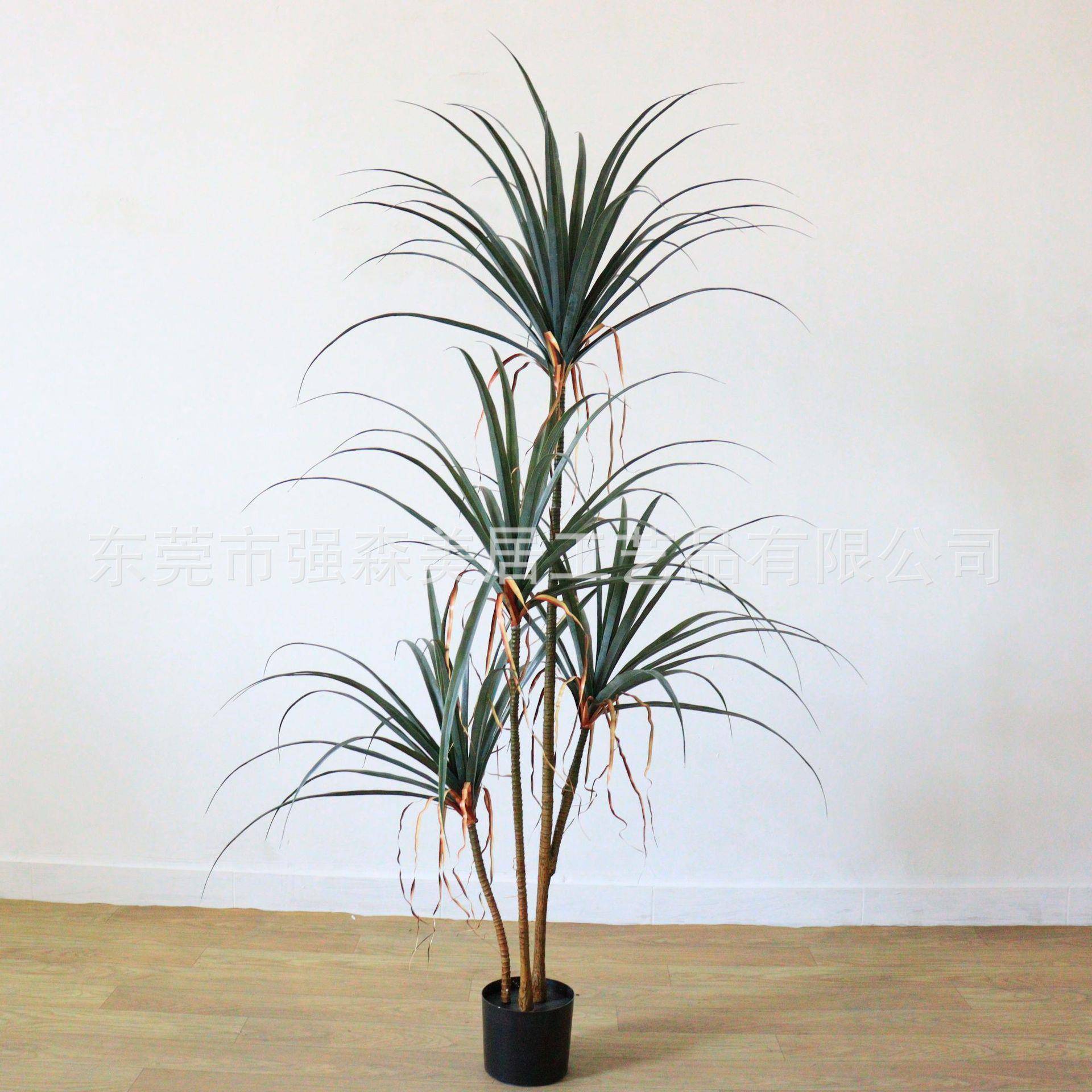 仿饰真植物千年铁树盆栽室内造景摆放多杆XFU龙血树龙盆景装假树