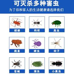 灭蛾蚋潮虫臭虫蚊子苍蝇蟑螂喷雾杀虫 家用卫生间卧室除虫剂