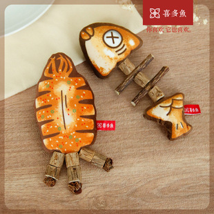 宠物猫咪玩具烤鱼骨头木天蓼仿真小鱼磨牙耐咬磨自嗨小猫解闷玩具