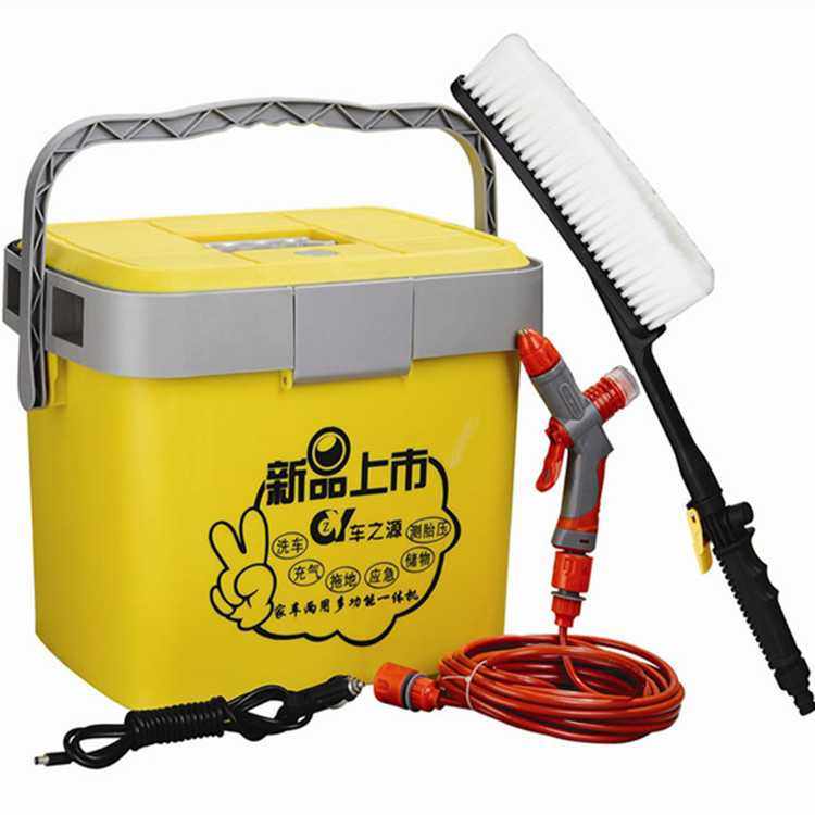 电动多功能30升刷车器现货 洗车充气一体机 家用便携式洗车工具