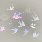 燕子螺钿片白蝶贝夜光贝片大漆螺钿漆器漆画漆艺镶嵌材料