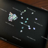 螺钿片鱼鳞片大漆漆器漆画漆艺镶嵌材料美甲贴首饰螺钿花珍珠母贝