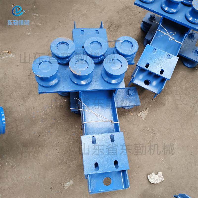 畅销无极绳绞车弯道护轨轮组 卡轨车转弯轮组 无极绳绞车拐弯轮组