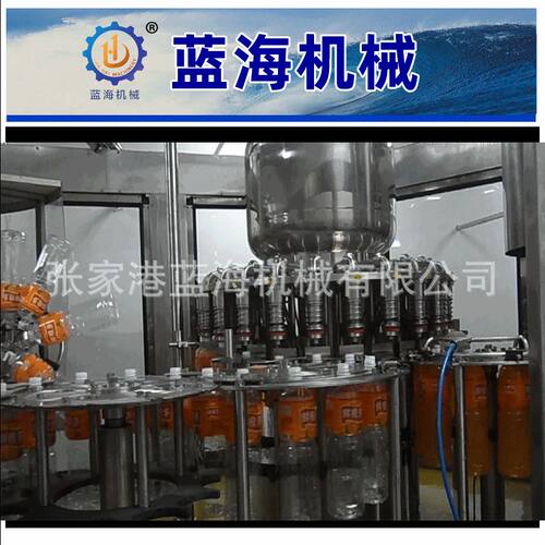 小型饮料灌装生产设备果粒橙三合一果汁茶饮料灌装生产线全自动