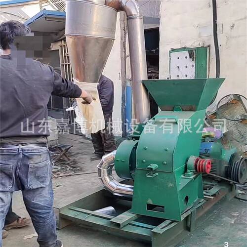 玻璃丝锤片粉碎机视频 玉米芯粉碎机大产量540型大方口秸秆粉糠机