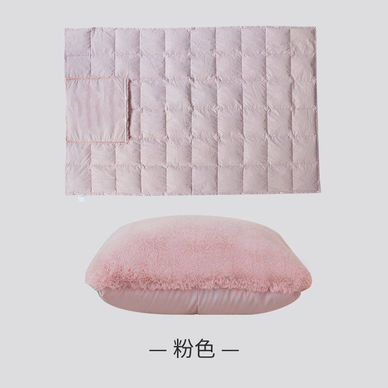 羽绒抱枕两用被子车载汽