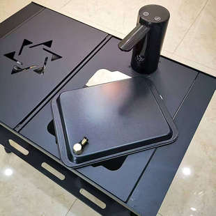 IGT桌磁吸电动上水器泡茶配件露营围炉煮茶水泵抽水铝合金单元板