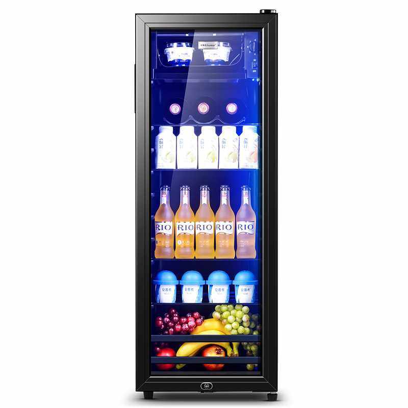 冰吧透明单门冰箱家用小型冷藏柜商用办公室茶叶饮料红酒柜,电子元器件市场,其它元器件,淘宝优惠券,粉丝福利购,淘宝优惠卷