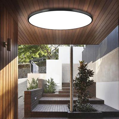 超薄圆形轻奢风LED 阳台吸顶灯室内过道户外走廊防虫防水三防超亮