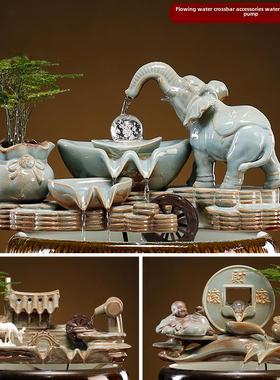 配套鱼缸流水饰品、金鱼缸配件、喷泉加湿器、循环水饰品、办公室