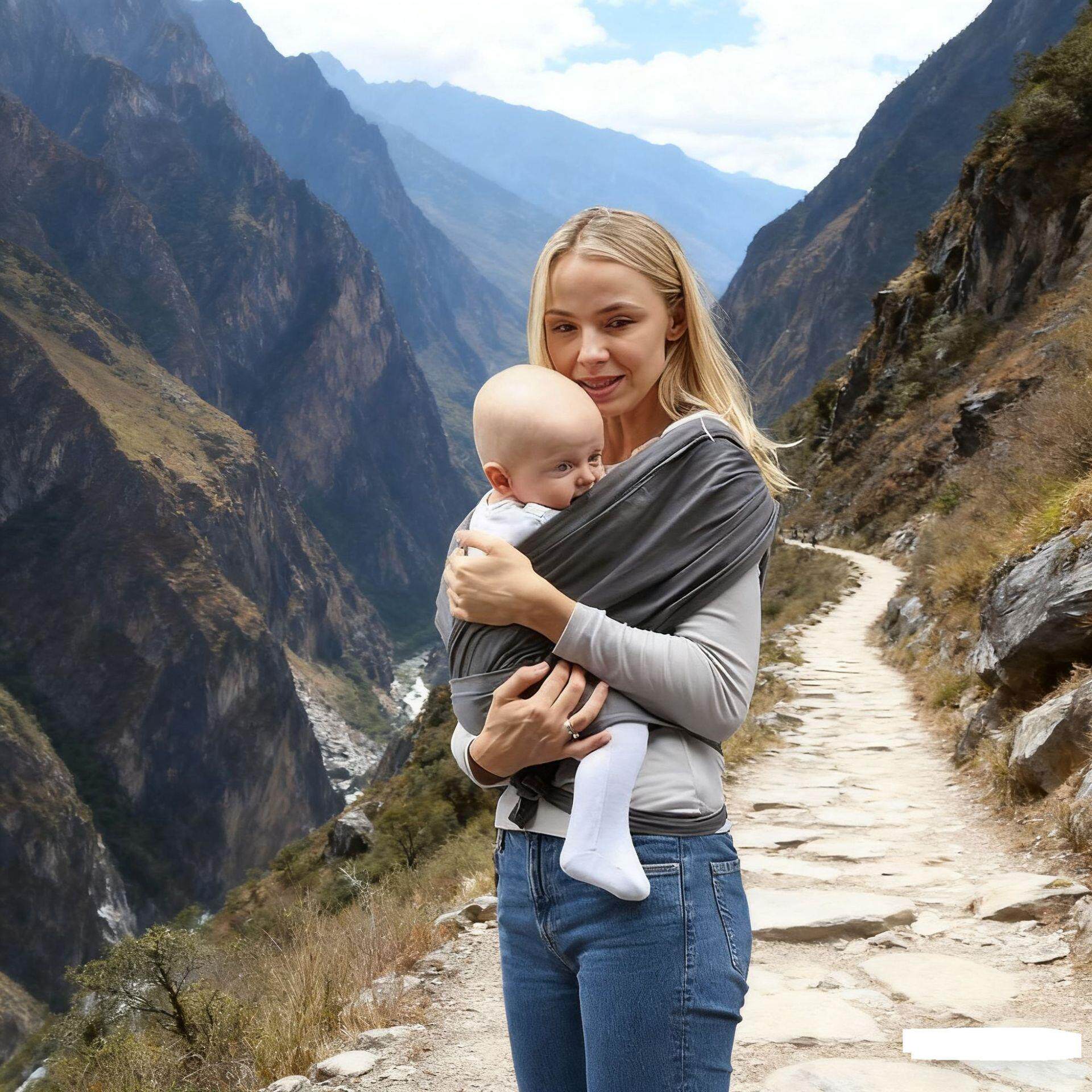 konny适用婴儿背巾新生儿初生宝宝抱婴袋外出简易多功能前抱式抱