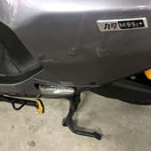 m85 m95C 改装 适用于九号电动车m85C 边撑加大座 侧架脚撑防滑垫