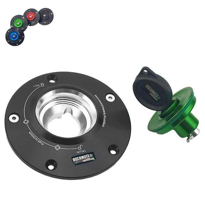 适用川崎Z125 PRO ER6N ER6F 改装机车配件CNC防盗油钥匙油箱盖