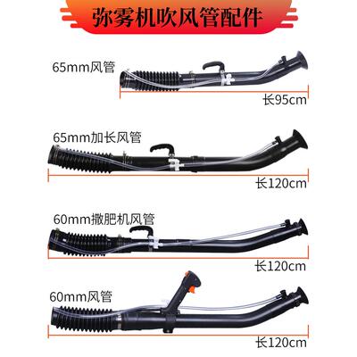 3WF-3A/3WF-3S撒肥机喷雾喷粉机弥雾机施肥扬肥机风管大软管配件