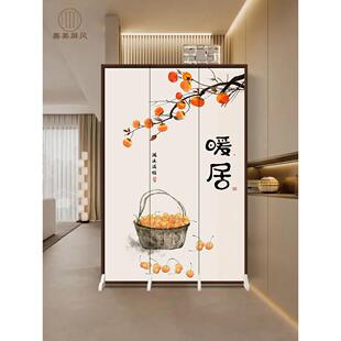 中式屏风隔断客厅进门家装家居玄关卧室床正对入户门屏风遮挡家用