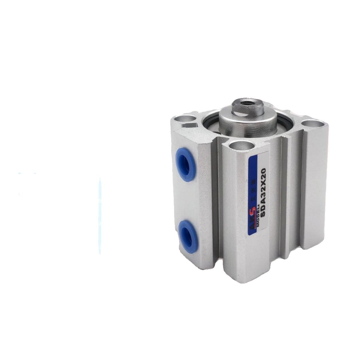 艾克斯SDA薄型气缸双轴双杆气缸TN气动配件大推力16*20*25*32*80