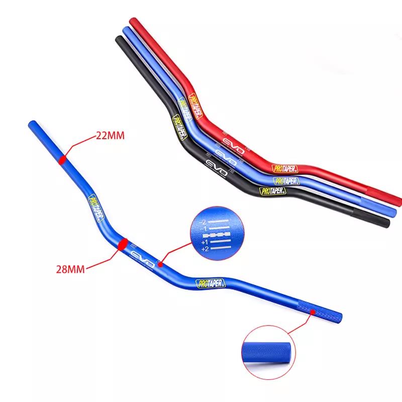 恒舰越野机车S5车把6065铝合金变径龙头手把管S1二冲250方向把
