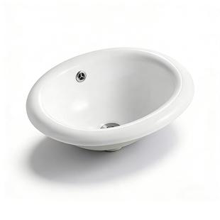 欧撒陶瓷洗手盆免安装替更换台下盆台上台中面盆洗脸盆卫生间家用