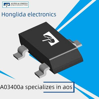 卓越供应Ao3400A Us万代Sot23 Mos管增强场地效应管A03400A