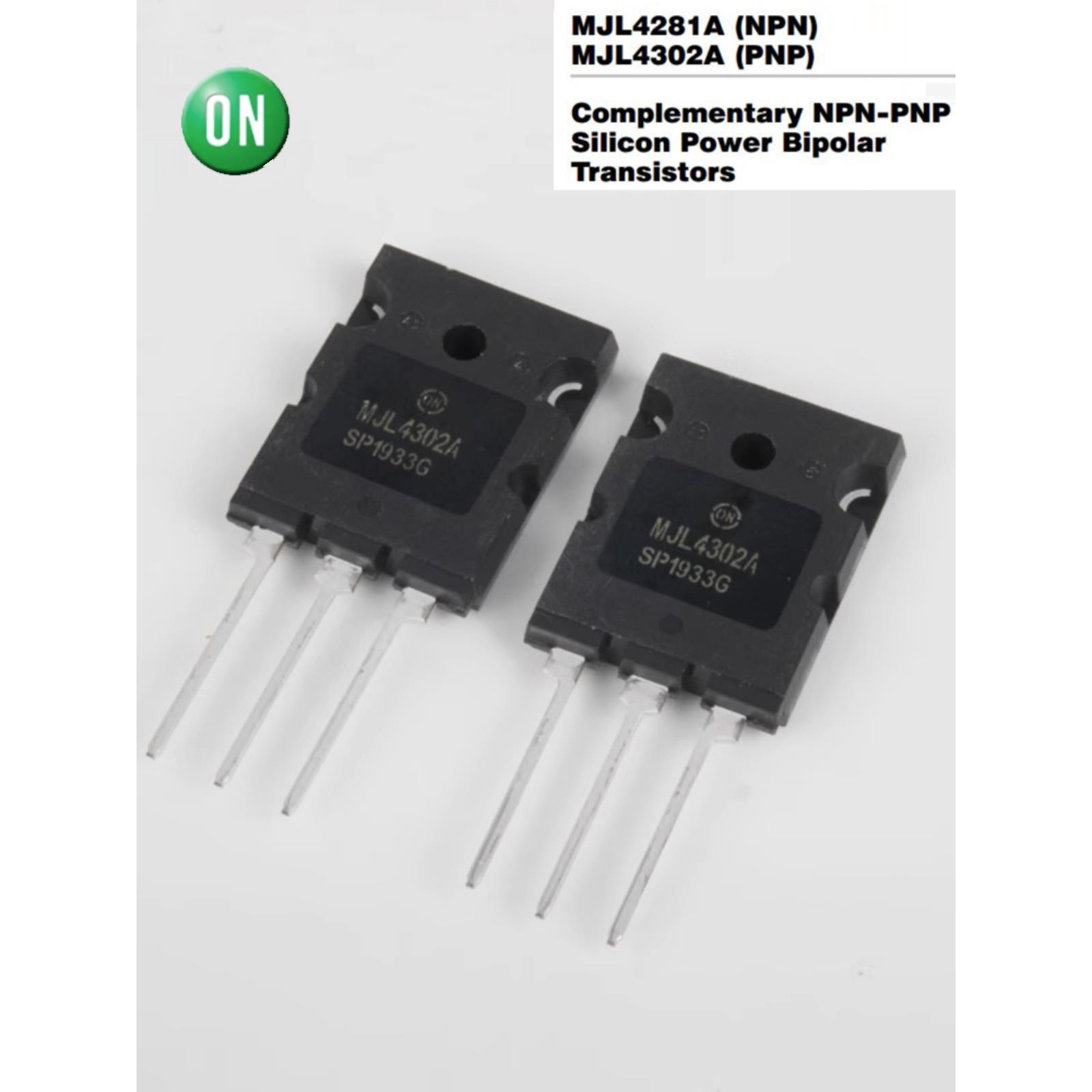 管王ON安森美MJL4302A MJL4281A 大功率后级功放音响对管全新原装