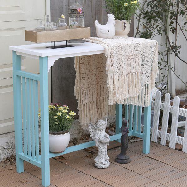 岛拉田园玄关台案台条案简约玄关入户门厅装饰台端景台靠墙玄关桌