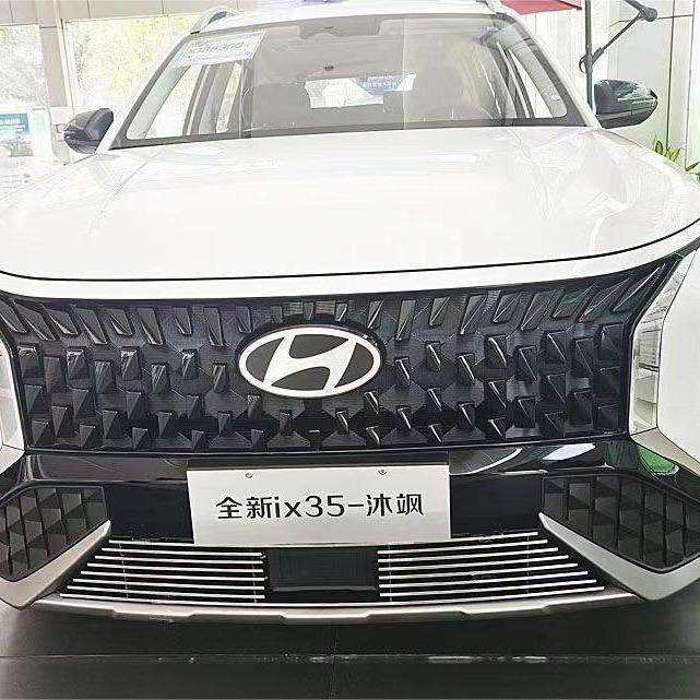 23款北京现代IX35沐飒中网外观改装配件专用装饰条防虫网汽车用品