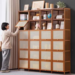 书体架子柜置书物架带柜门储物柜一格509DGNGZ柜展示柜落地多层客