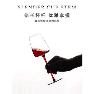 红领结礼盒红酒杯套装 家用结婚水晶葡萄高脚杯子轻奢波尔多大肚杯