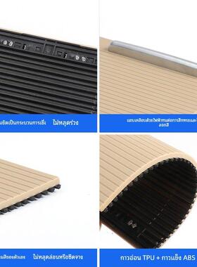 适用大众迈腾B6/B7中央储物盖水杯架盖板CC扶手箱储物盒拉帘杯架