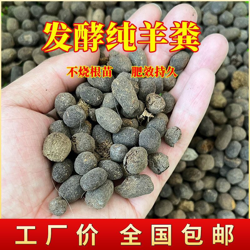 纯干羊粪发酵有机肥花肥
