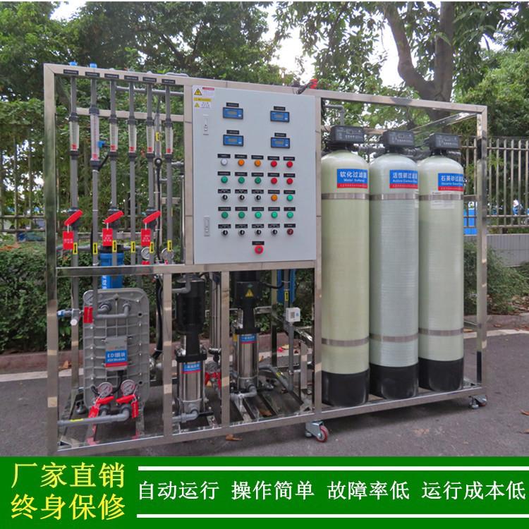 0.5t二级RO反渗透膜+EDI去离子水制水装置_电子级超纯水绿健供应