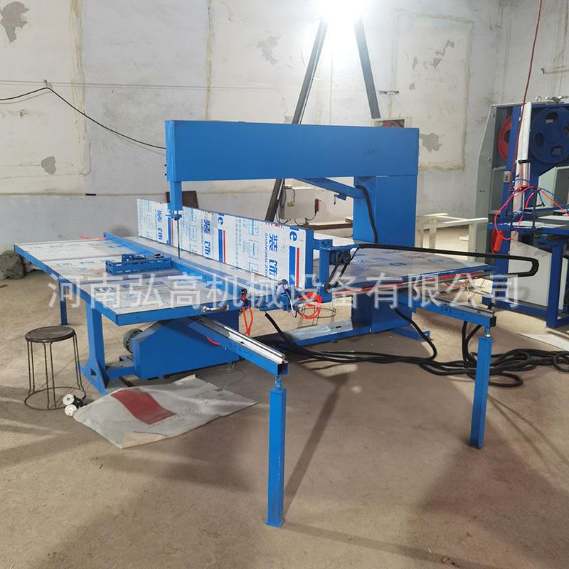 热销珍珠棉裁片立切机eva海绵压条四轮直切机 高速切割自动立切机