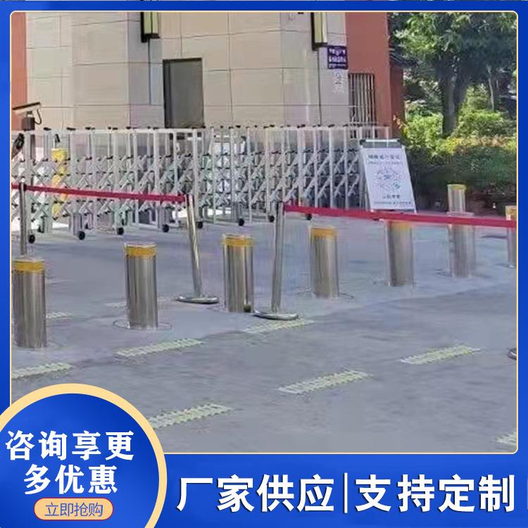 小区防撞隔离桩警示立柱升降柱 远程遥控液压升降柱 全自动化升降