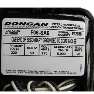 E06 SA6 SJ5 dongan点火变压器A06 供应dongan变压器