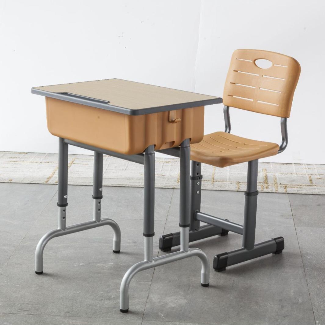 学校投标桌椅中小学生单人课桌凳abs课桌升降学习桌
