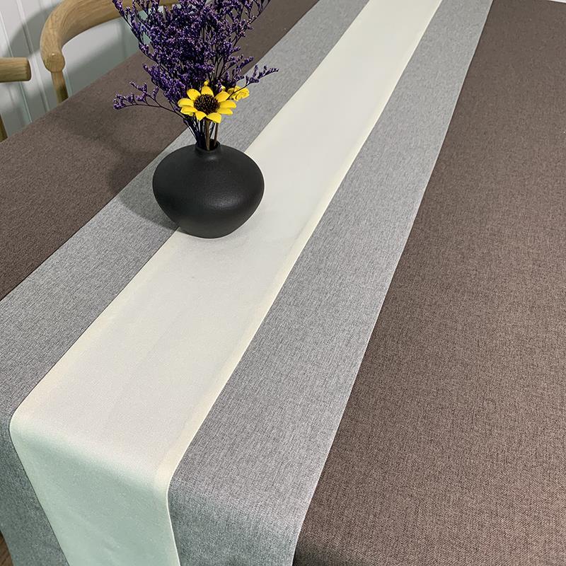 现代简单桌旗斯堪的纳维亚电视柜布覆盖无障碍豪华床旗桌布自定义